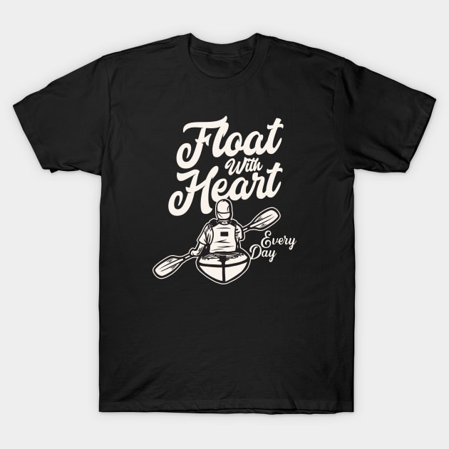 Float With Heart T-Shirt by Unestore